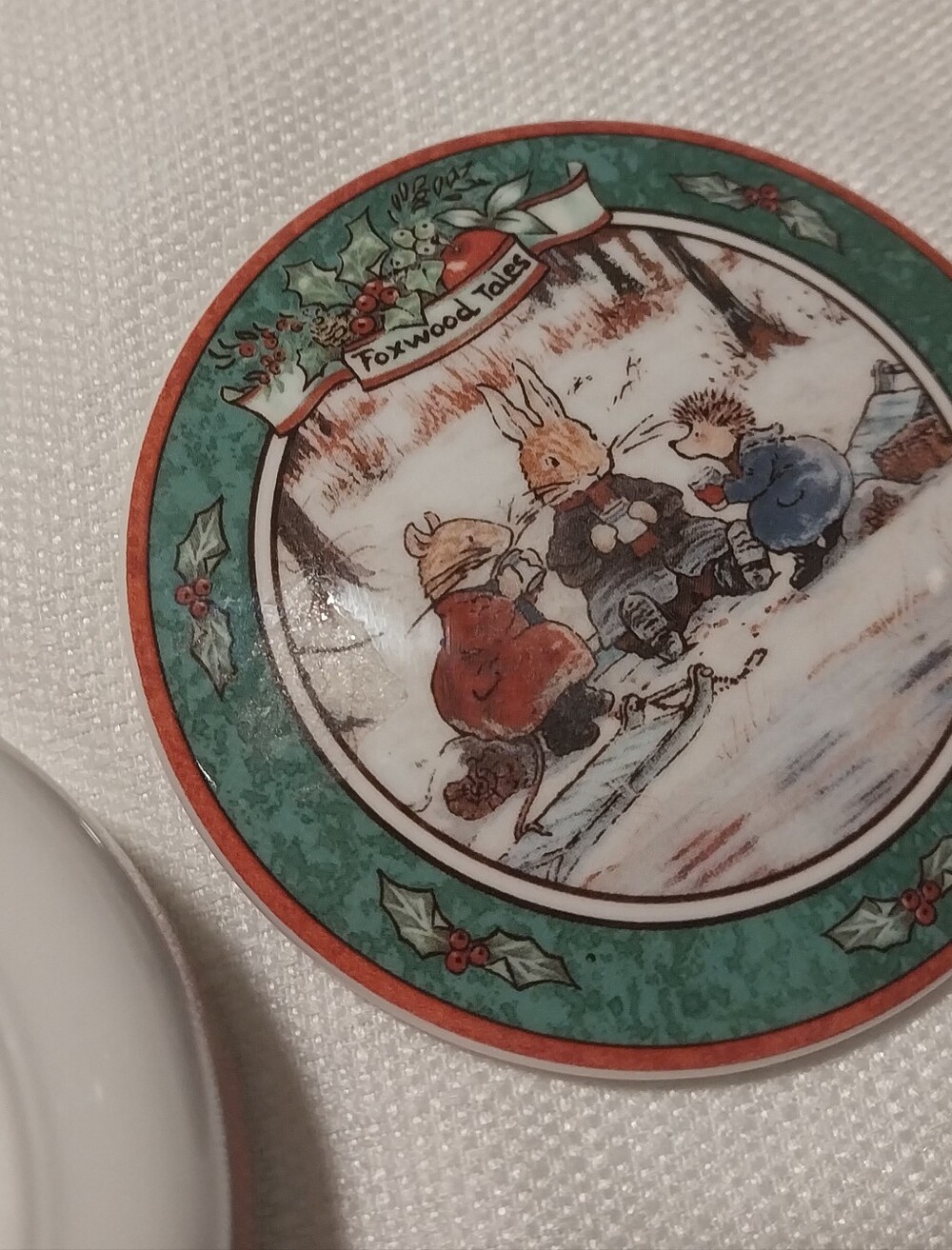Villeroy & Boch Vintage 1994 Foxwood Tales Holiday Porcelain Trinket Box - Picture 6 of 6
